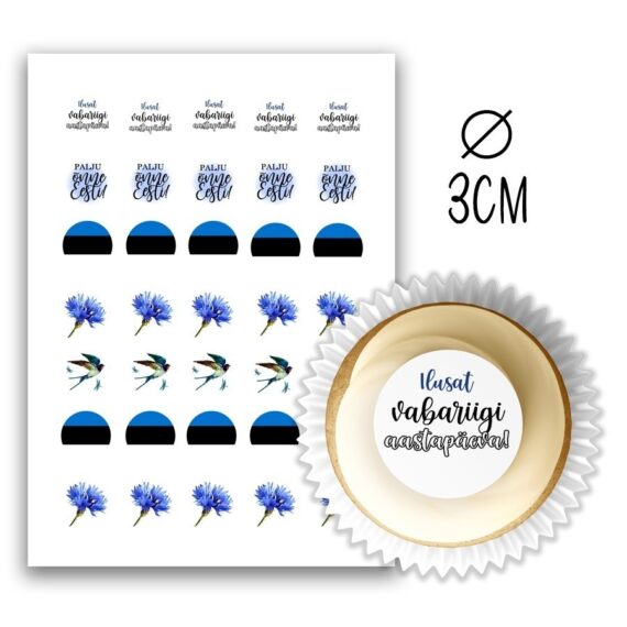 Šokolaadidekoorid Eesti iseseisvuspäevaks